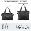 Hachikiko Expandable Travel Duffle Bag,Lightweight Weekender/Overnight/Hospital Bag, Carry-On Tote for Women & Men - 3 of 4
