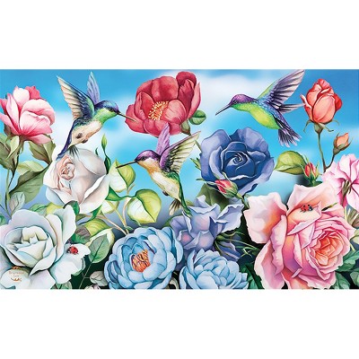 Birds And Blooms Spring Doormat Floral Indoor Outdoor 30 x 18 Briarwood  Lane