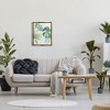 Stupell Industries Monstera Overlapping Leaf Sprigs Black Framed Floater Canvas Wall Art - 2 of 4