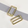 Unique Bargains Zinc Alloy Durable Multipurpose Tri Glide Metal Buckles for Bags 6 Pcs - 4 of 4
