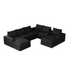 Oversized Corduroy Cloud 6-Module U-Shaped Sectional Sofa with Chaise - 3 of 4