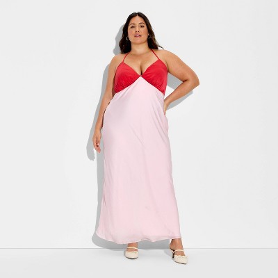 Women Sleeveless Triangle Cup Maxi Dress – Wild Fable