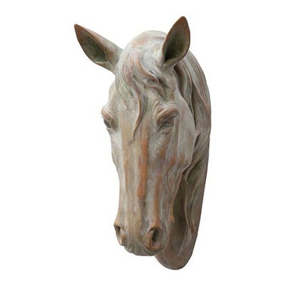 Horse Head Wall Sculpture (17.25") Brown - 3R Studios