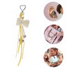Unique Bargains Fashionable Bow Heart Handbag Charms Keychains 1 Pc - 3 of 4