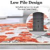 Machine Washable Area Rug, Non Slip Modern Abstract Carpet with Boho Watercolor Design, Low Pile Throw Rug for Living Room - 4 of 4
