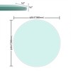 38.6" Inch Round Tempered Glass Table Top Clear Glass 2/5" Inch Thick Beveled Polished Edge - 4 of 4