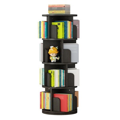 Rotating Bookshelf, 360 Display Bookcase Storage Rack for Kids & Adults