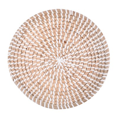Unique Bargains Decorative Wall Art Hanging Woven Basket (9.8" - Style 7) 1Pc