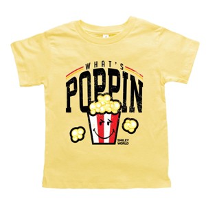 The Juniper Shop SmileyWorld What's Poppin Toddler Short Sleeve Tee - 1 of 4
