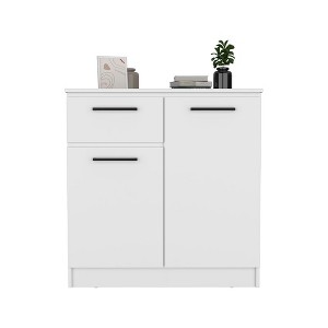 NicBex 1 Drawer Dresser for Bedroom with 2 Cabinets,Chest of Drawers with Metal Handle,Freestanding Dresser,Storage Dressers for Bedroom - 1 of 4