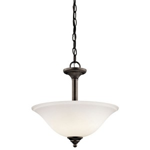 Kichler Lighting Wynberg 2 - Light Semi-Flush Mount in  Olde Bronze - 1 of 2