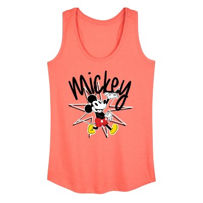 Women's - Disney - Mickey Star Burst Graphic Racerback Tank
