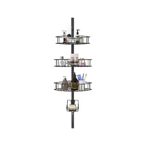 Hush Sun Bathroom Organizer With 4 Adjustable Baskets - 1 of 4
