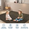 Braided Print Area Rugs for Living Room Non Slip Backing Farmhouse Accent Rug Non-Shedding Woven Carpet Foldable Low Pile Ultra Soft Indoor Rug - 4 of 4