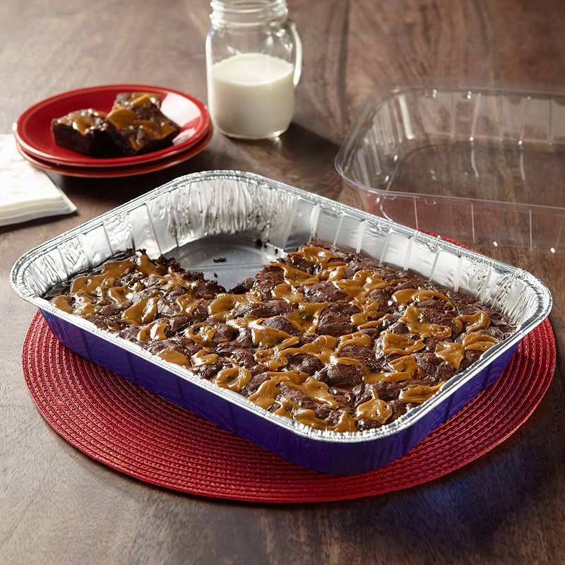 Reynolds Disposable Bakeware cake Pan with Lids - 2ct, 4 of 7
