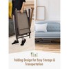 25"Patio Foldable Chaise Lounge Chair with Backrest and Footrest - 3 of 4