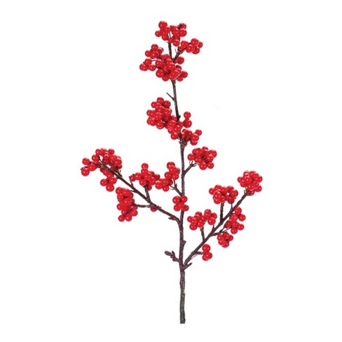 Melrose Berry Twig Spray (set Of 6) : Target