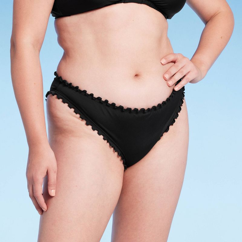 Women's Ruffle Cheeky Bikini Bottom - Shade & Shore™, 5 of 13