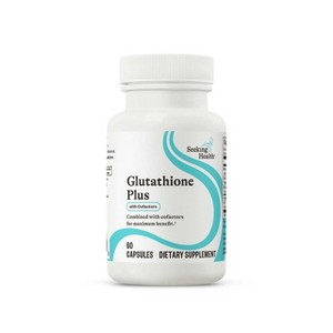 Seeking Health Optimal Glutathione Plus, 100 mg S-Acetyl-L Glutathione with Cofactors, Immune and Detoxification Support, Liver Health (60 Capsules) - 1 of 4