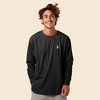 Dalix Astronaut Embroidered Cotton Classic Fit Long Sleeve Crewneck Tee Shirt Mens - 3 of 4
