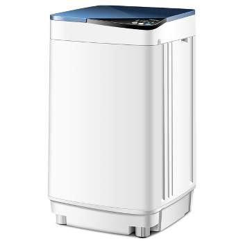 Costway 14 in. 1.6 cu. ft. Portable Top Load Washing Machine Mini Compact Washer  Dryer in White EP24267 - The Home Depot