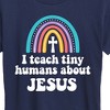Women's - Instant Message - Teach About Jesus Short Sleeve Graphic T-Shirt - 2 of 4