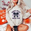 Simply Sage Market Coquette Spooky Witch Social Club Sweatshirt - M - Dust - 2 of 4