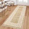 Washable Runner Rug Non-Slip Low-Pile Carpet Stain Resistant Non-Shedding Indoor Mat for Hallway Kitchen Entryway Laundry Bedside - 2 of 4