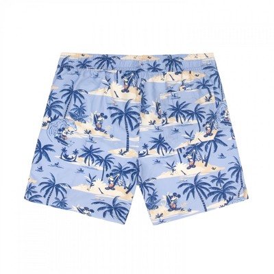 Mickey Mouse Mens Mickey Mouse Big Wave Swim Board Shorts - Small — фото 2