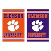 Embossed Suede Flag, House Size, Clemson University - 2 of 3
