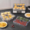 VEVOR Food Dehydrator Machine, 5-Tray Fruit Dehydrator, 300W Electric Food Dryer w/ Digital Adjustable Timer & Temperature, Black - 2 of 4