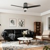 Parrot Uncle 52" Modern Black Smart LED Ceiling Fan with Light and Remote - 3 of 4