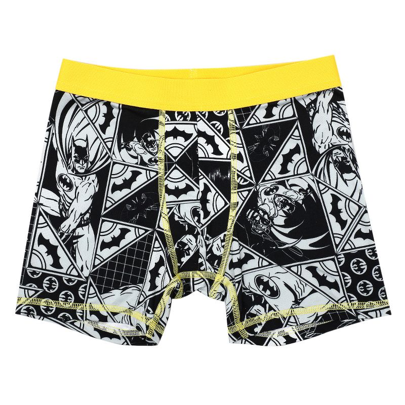 DC Comics Batman Boxers Bat Logo 5pk Boys Underwear Boxer Shorts, 2 of 5