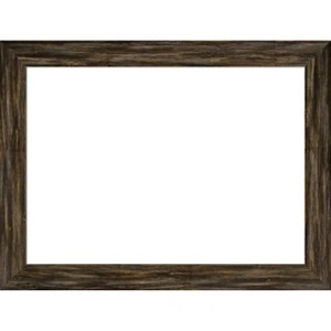 Amanti Art Fencepost Brown Narrow Framed Dry Erase Magnetic Board - 1 of 4
