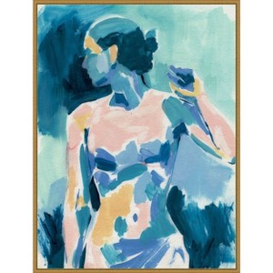 Amanti Art Loose Expressive Figure II by Victoria Barnes Framed Canvas Wall Art - 1 of 4