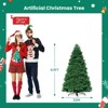 4.5 Ft Pre-lit Green Artificial Spruce Christmas Tree with 347 Branch Tips and 120 Incandescent Lights - 4 of 4