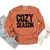 Simply Sage Market Cozy Season Bold Distressed Garment Dyed Long Sleeve - 3 of 4