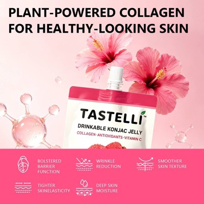 TASTELLI Konjac Jelly Lychee Pouches - 20.28 fl oz/4ct