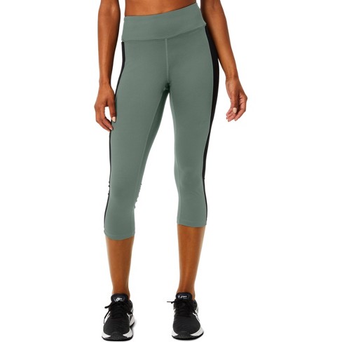 Reebok Womens Branded Capri Compression Athletic Pants, Green, X-Small :  : Clothing, Shoes & Accessories