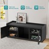 Storage Benches 120 Gallon Shoe Cabinet Resin Shoe Bench with Storage for Shoes Accessories - 3 of 4