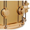 DW Collector's Series Polished Brass Snare with Gold Hardware 14 x 6.5 in. - 2 of 4