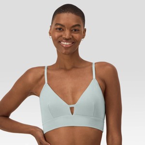 Hanes Originals Women's SuperSoft Longline Triangle Bra MHOT10 - 1 of 4