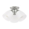 Livex Lighting Somerville 3 - Light Flush Mount in  Polished Chrome - 2 of 4