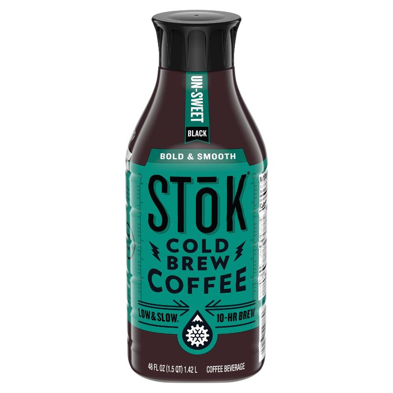 SToK Black Unsweetened Cold Brew Coffee - 48 fl oz, 3 of 15