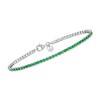 Ross-Simons Italian 6.00 ct. t.w. Simulated Emerald, Ruby and Sapphire Jewelry Set: 3 Tennis Bracelets in Sterling Silver - 3 of 4