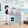 Teamson Kids Little Chef Philly Adjustable Retro Pretend Play Kitchen with Interactive Features, Mint - 2 of 4
