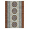 Vintage Printed Area Rugs Washable Oriental Accent Rugs, Non-Slip Traditional Floor Mat, Stain-Resistant Low Pile Indoor Carpet - 4 of 4