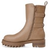 Journee Collection Womens Yasmine Almond Toe Block Heel High Ankle Booties - 2 of 4