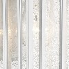 Kathy Ireland Mission Outdoor Wall Light Fixtures Set of 2 White Metal 10 1/2" Clear Seedy Glass for Exterior Deck House Porch Yard Patio Outside - 3 of 4