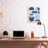 Stupell Industries Collage of Blue Abstract Shapes Tonal Pattern - 2 of 4